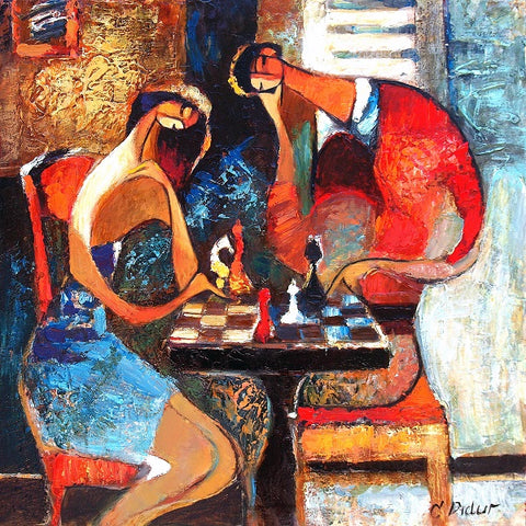 Galya Didur, giclee on canvas, ( Limited Edition), 80 by 80 cm