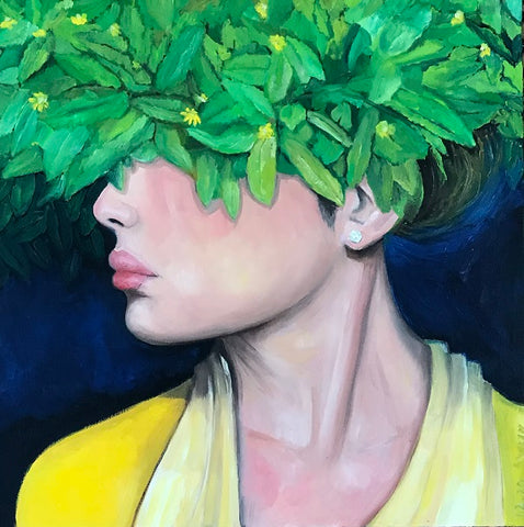 Avital Oshrovitsh, oil on canvas, 50 by 50 cm