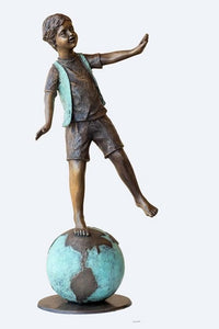 Elisheva Zabar, bronze statue, H. 70 cm