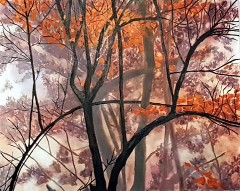 Ety Ganor Brietbard, oil on canvas, 80 by 100 cm
