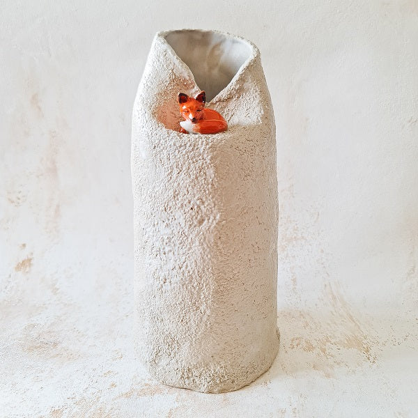 Nataly Feldman, clay sculpture, H 21 cm