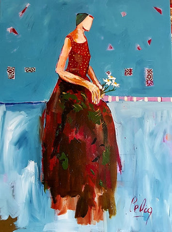 סליה סדקוביץ  | Celia Sadkovich -  Acrylic  on canvas,  80 by 60 cm
