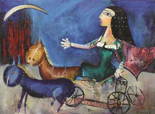 Romaya Puchman, oil on canvas, 60 by 80 cm