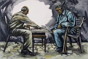 Valerie Zegenraich, Acrylic on canvas, 80 by 120 cm