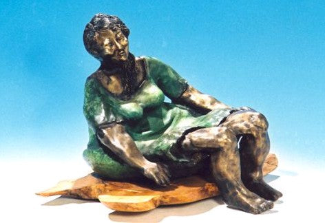אילת גולדנצויג | Eilat goldenzweig, bronze  sculpture, height 40 cm