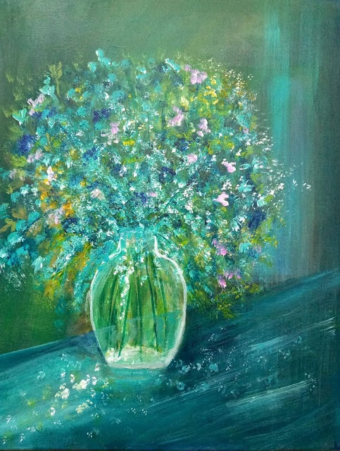 Rachel Gvirtzman, Acrylic on canvas, 50 by 40 cm