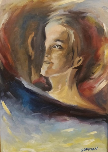 Evgeny Gofman, Oil on canvas, 70 by 50 cm