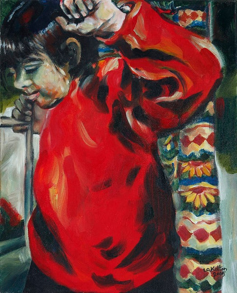 ליאורה קולטון | Liora Kolton, acrylic on canvas 50 by 40 cm