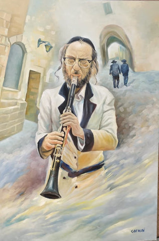 יבגני גופמן | Evgeny Gofman, oil on canvas, 120 by 80 cm