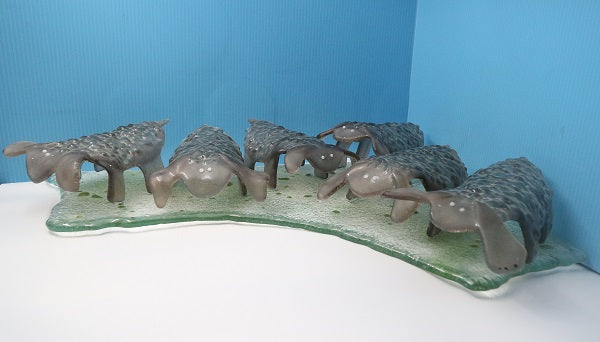 Adina Dolev, glass sculpture, Length: 40 cm, depth: 27 cm, height: 6 cm