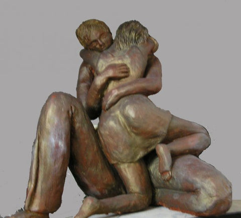 Nomi Berkowiz, clay sculpture,