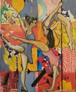 אורית הלפרן |  Orit Halpern, mixed media and acrylic on canvas, 50 by 40 cm