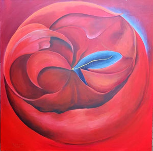 Bella Lifshits, Acrylic on canvas 100 by 100 cm