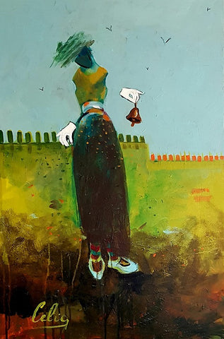 סליה סדקוביץ  | Celia Sadkovich -  Acrylic  on canvas,  80 by 50 cm