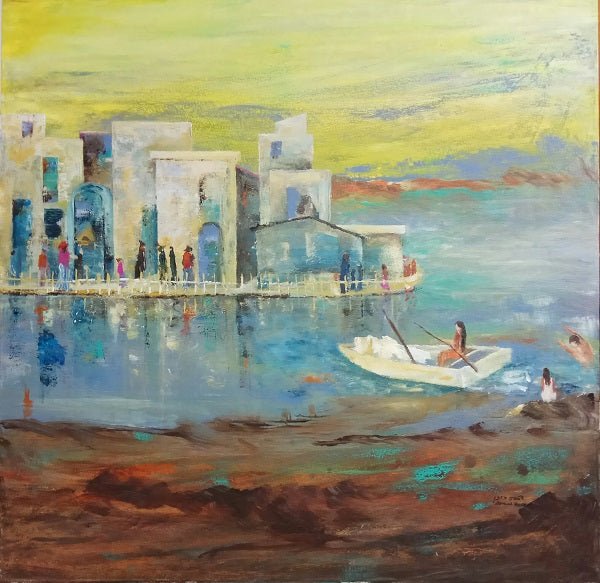 Dvora Rosen -  Acrylic  on canvas,  70 by 70 cm