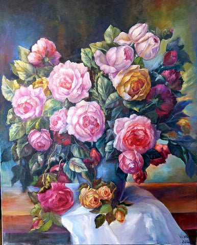 Tanya Shirley Veksler, oil on canvas , 100 by 80 cm
