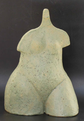 דוד גומא | David Gome, a clay sculpture with glaze, Height 30 cm