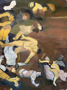 מירב ידיד שפילמן  | Merav Yedid Spielman, oil on canvas, 60 by 45  cm