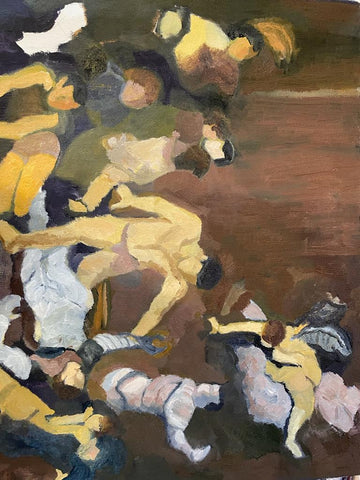 Merav Yedid Spielman - Oil on canvas, 60 by 45  cm