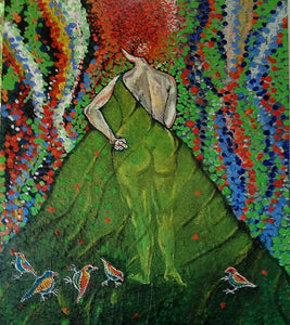 Tamar Ben david , Acrylic on canvas, 70 by 60 cm