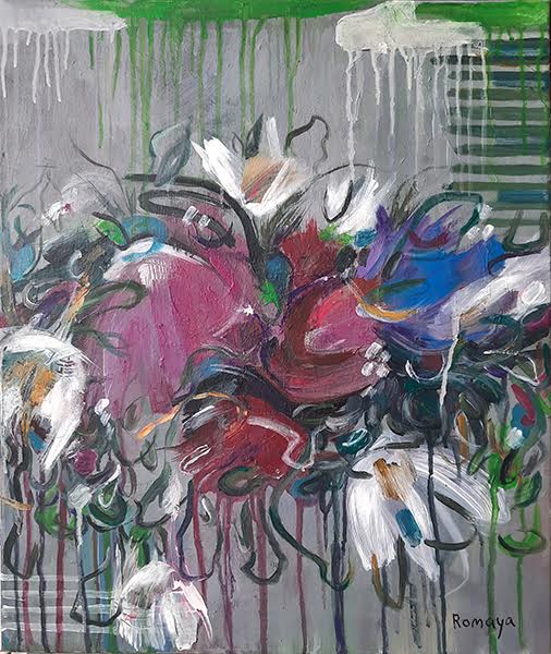 Romaya Puchman, Acrylic on canvas, 60 by 50 cm