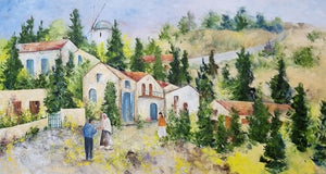 Dvora Rosen -  oil  on canvas,  90 by 160 cm