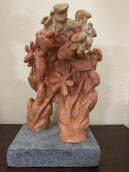 Aviva Berger, one block of stone, height 35 cm, width 20 cm