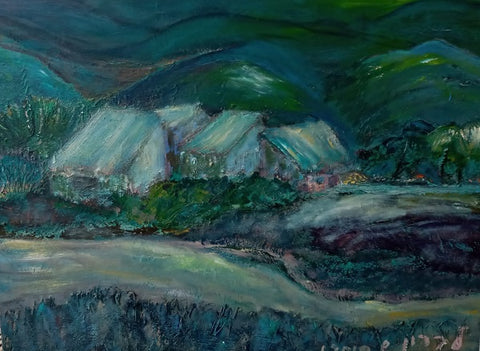 שאול לברון  | Shaul Levron, oil on canvas,60 by 80 cm