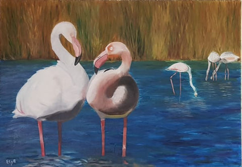 Ety Ganor Brietbard, oil on canvas, 70 by 100 cm