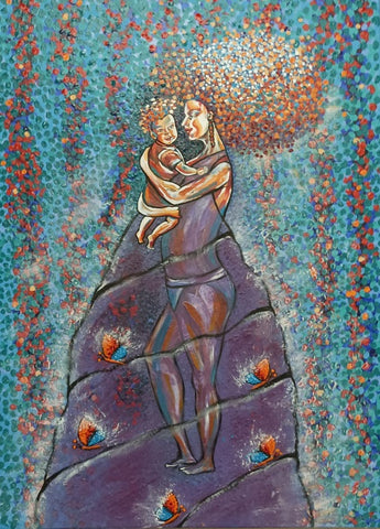 תמר בן דוד | Tamar Ben david , Acrylic on canvas, 80 by 60 cm