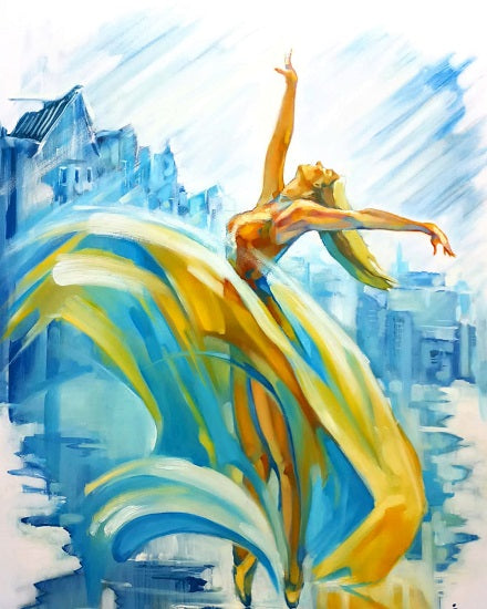 Irena Rain, oil on canvas, 80 by 60 cm
