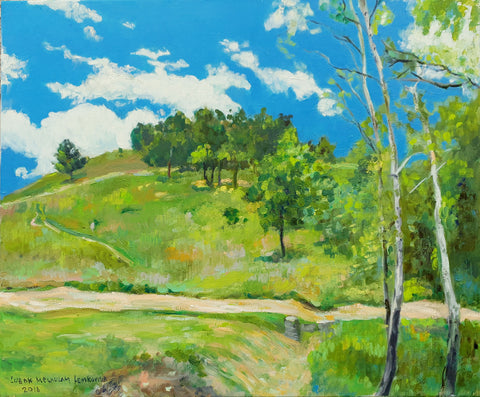 לובה משולם למקוביץ | Lubov Meshulam Lemkovitch‎‏, oil on canvas, 50 by 60 cm