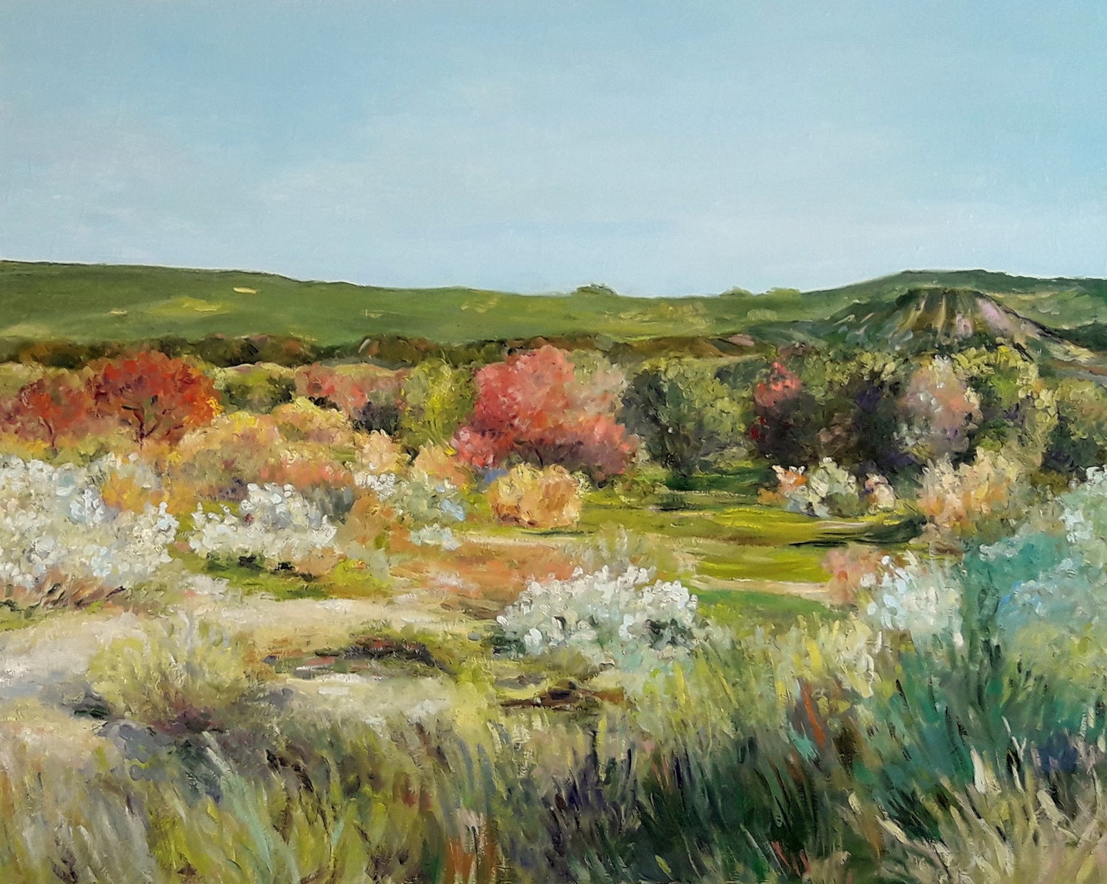 לובה משולם למקוביץ | Lubov Meshulam Lemkovitch‎‏, oil on canvas, 70 by 90 cm
