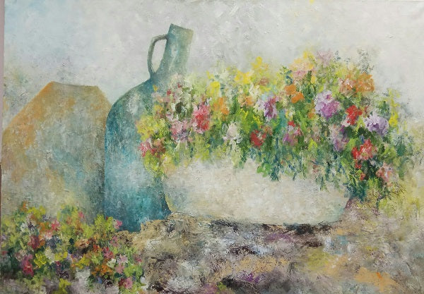 Dvora Rosen -  oil  on canvas,  70 by 100 cm