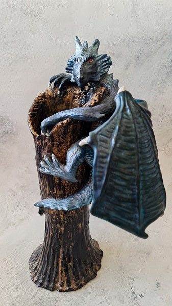 Nataly Feldman, clay sculpture, H 43 cm