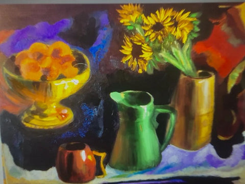 Merav Yedid Spielman - Oil on canvas, 40 by 55  cm