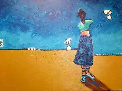 סליה סדקוביץ  | Celia Sadkovich -  Acrylic  on canvas,  60 by 80 cm