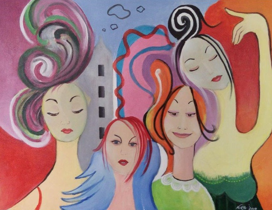 Nira Schwartz, Acrylic on canvas, 60 by 80 cm