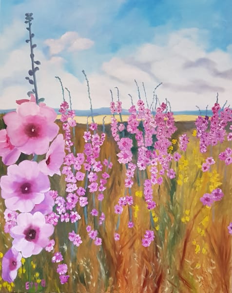 Ety Ganor Brietbard, oil on canvas, 100 by 80 cm