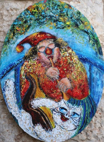 Malka Tsentsiper, Acrylic on canvas,