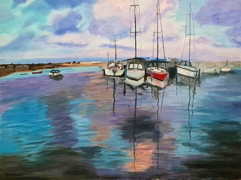 Ety Ganor Brietbard, oil on canvas, 60 by 80 cm