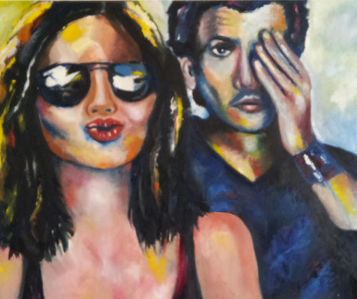 Yehudit Shalev, oil on canvas, 70 by 90 cm