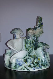 חנה ברגר | Hana Berger, clay sculpture, height 27 cm