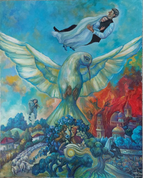 Tanya Shirley Veksler, oil on canvas , 100 by 80 cm