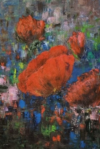 דבורה רוזן | Dvora Rosen -  oil  on canvas,  100 by 70 cm