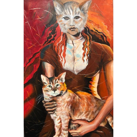 Liora Kolton, acrylic on canvas 120 by 80 cm