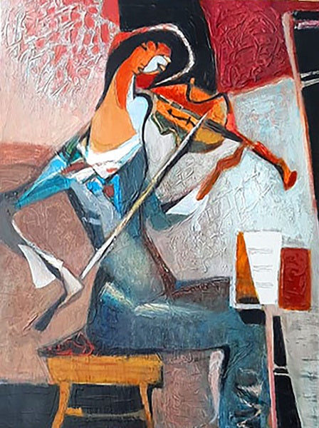 Galya Didur, acrylic on canvas, 80 by 60 cm