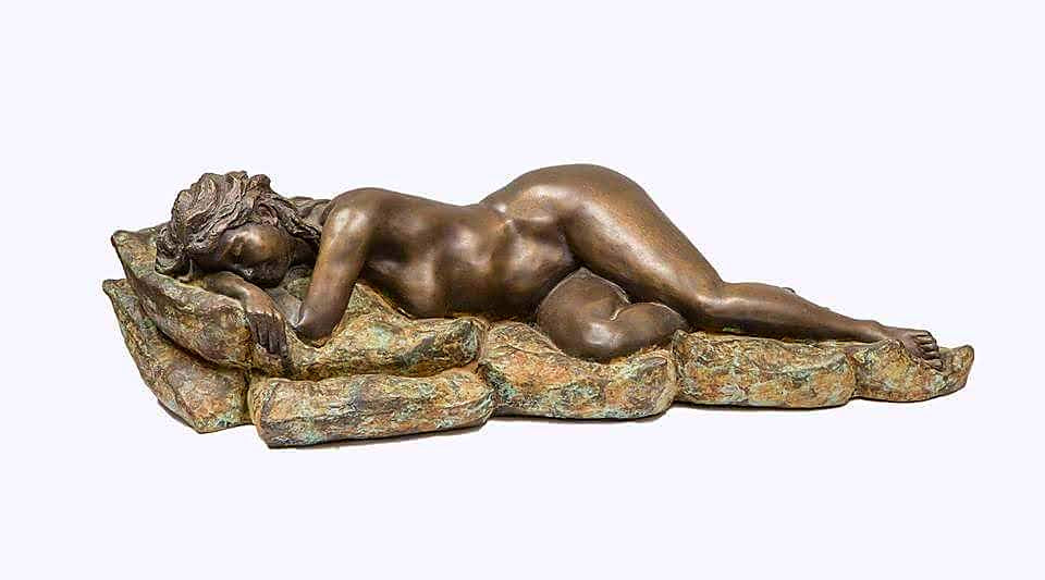 Elisheva Zabar, Bronze  sculpture, Length 60 cm