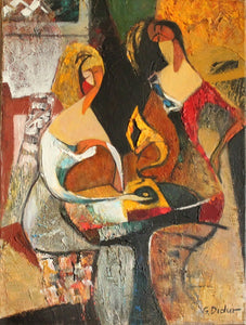 Galya Didur, acrylic on canvas, 80 by 60 cm