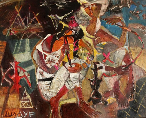Galya Didur, acrylic on canvas, 80 by 100 cm